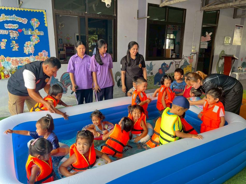 โครงการป้องกันเด็กจมน้ำ(เด็กเล็ก) “อย่าใกล้ อย่าเก็บ อย่าก้ม”